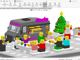 Do you think SOLIDWORKS can create a complete creative environment... not just a model? 