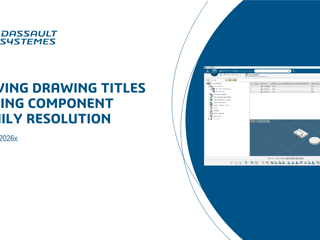 How to Drive Drawing Titles During Component Families Resolution ?
