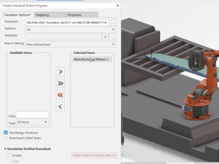 Export Basic OLP Information by XML Translator for Non Supported Robot Vendor in 3DX DELMIA