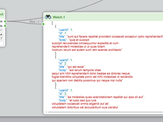Web Request Operator example