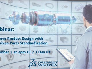 Webinar Dec. 1: Improve Product Design with AI-Driven Parts Standardization