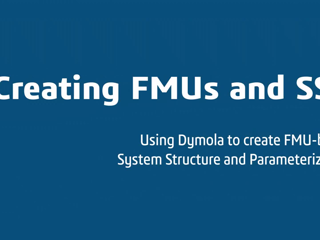 Creating FMUs and SSP