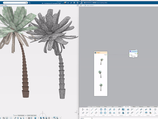 3D to 2D back to (AI) 3D - Testing the new Generative AI functionalities in the Visual Scripting  App