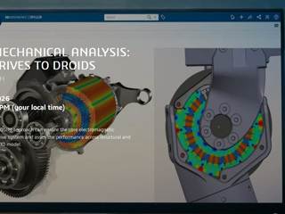 Sept 2 | Live Webinar | Electromechanical analysis: from e-drives to droids