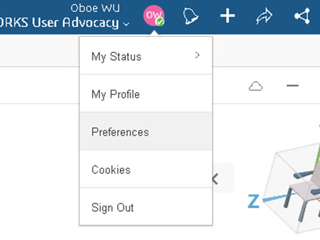 How to modify mouse preferences on the 3DEXPERIENCE Platform