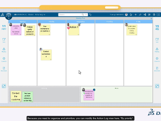 Focus on team engagement leveraging Action Log Leanget