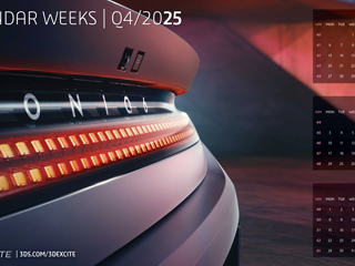 New Desktop Calendar Wallpaper for Q4 / 2025