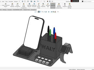 From Sketch to Product | Desk Organizer Design & 3D Printed Prototype 