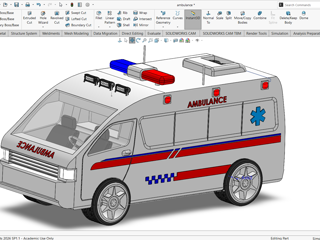 Excited to share my latest concept project — a fully customized Ambulance Vehicle Design created using SOLIDWORKS