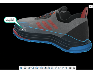 Translate, rotate, and scale components in 3DEXCITE Product Communicator xStudio