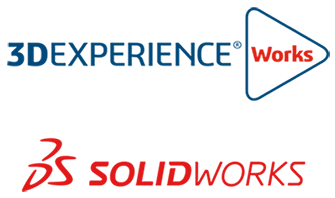 3DEXPERIENCE WorksのロゴとSOLIDWORKSのロゴ