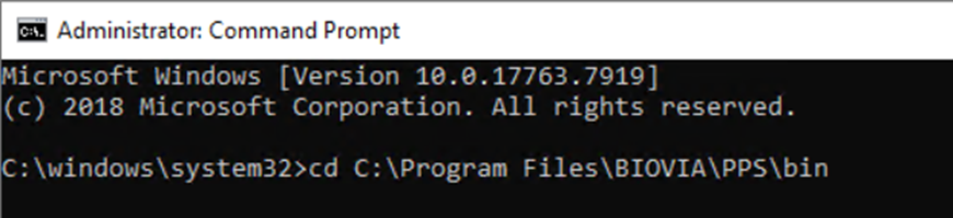 Administrator Command Prompt