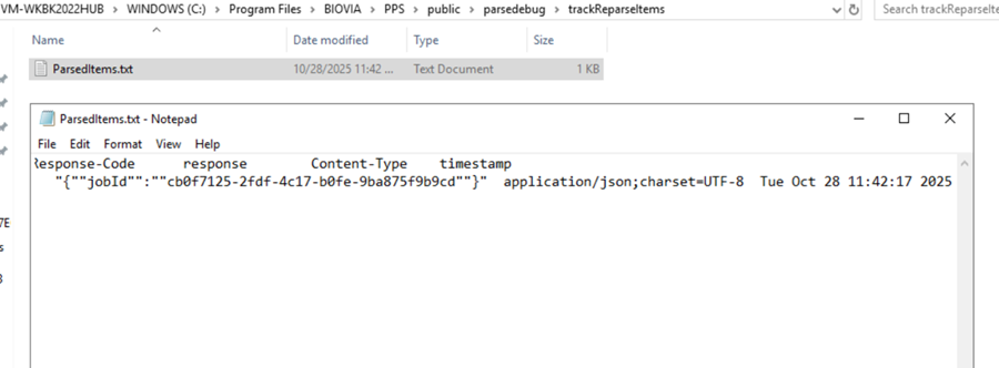 ParsedItems.txt log file