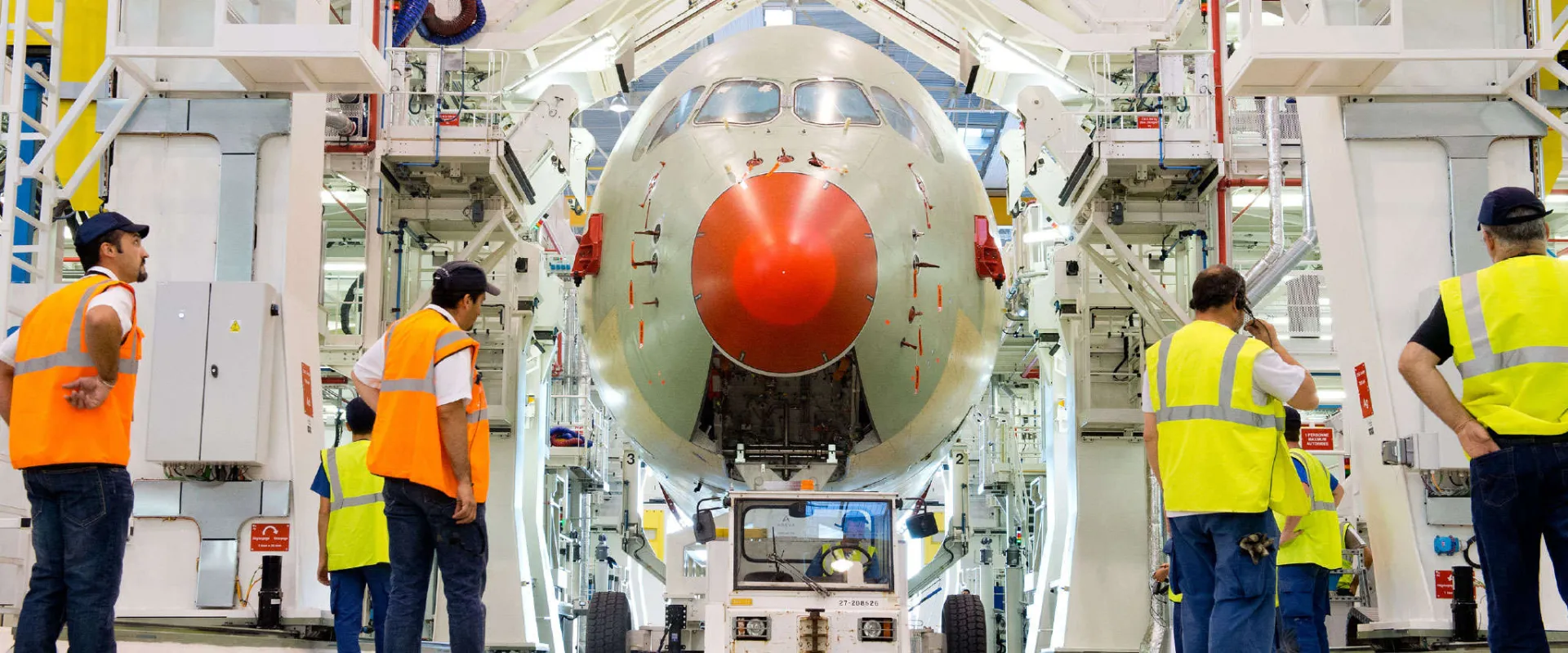 Airbus electrical harness installation