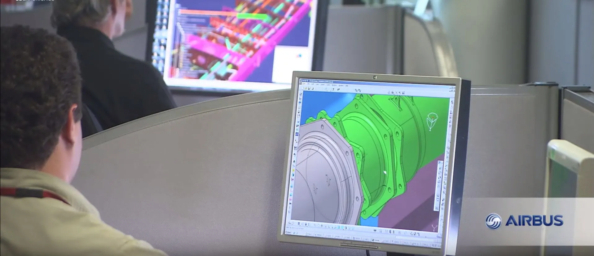 Airbus engineers using 3dexperience platform