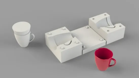 fabrication de moules en céramique