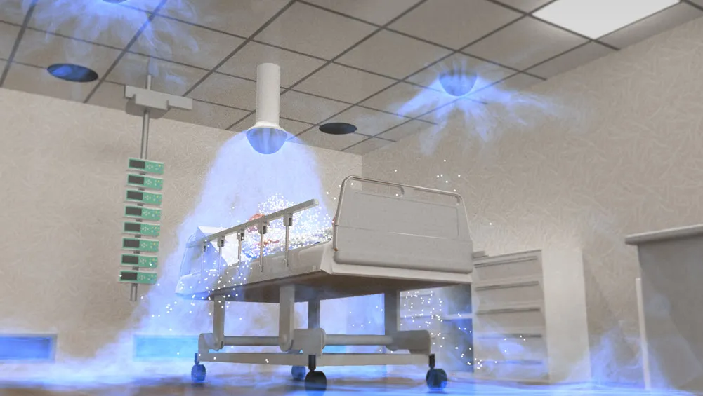 Avidicare ventilation system creates an air shield > Dassault Systèmes