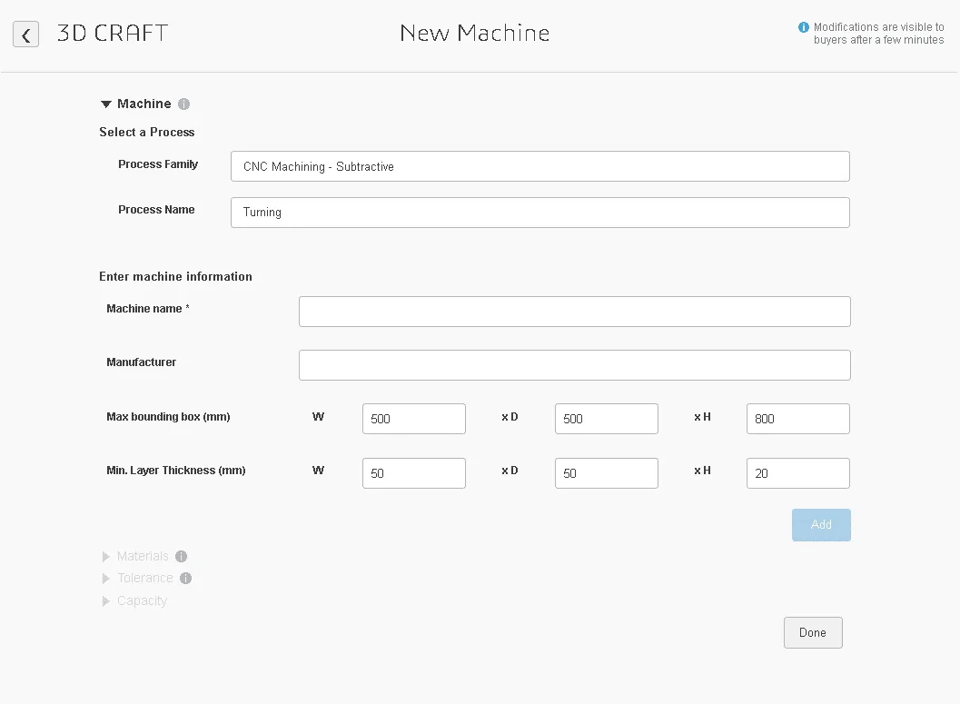 Add a machine 2 Seller Academy - 3DEXPERIENCE Make