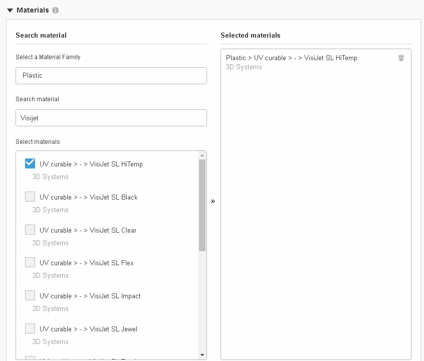 Add a materials Seller Academy - 3DEXPERIENCE Make
