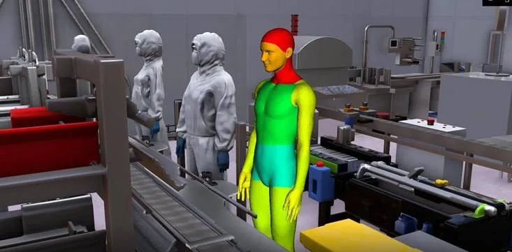 Simulation thermique simulia Laboratoires M&L Groupe L'OCCITANE > usine et sécurité - Dassault Systèmes