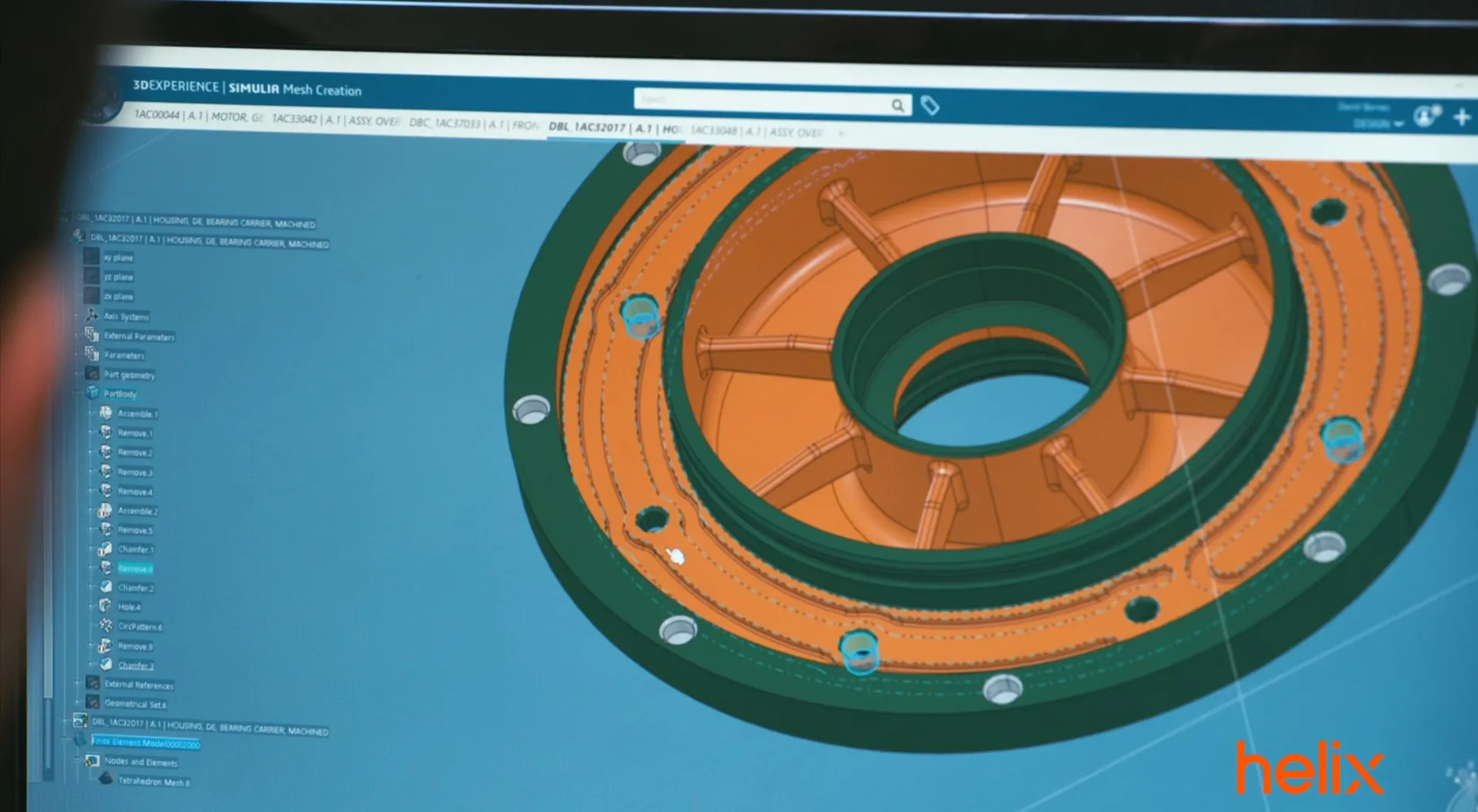 Helix electric powertrain 3DEXPERIENCE simulia > Dassault Systèmes