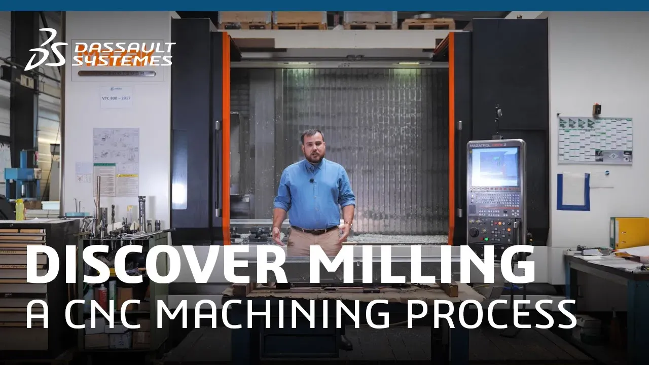 Video Milling cnc machining - 3DEXPERIENCE Make