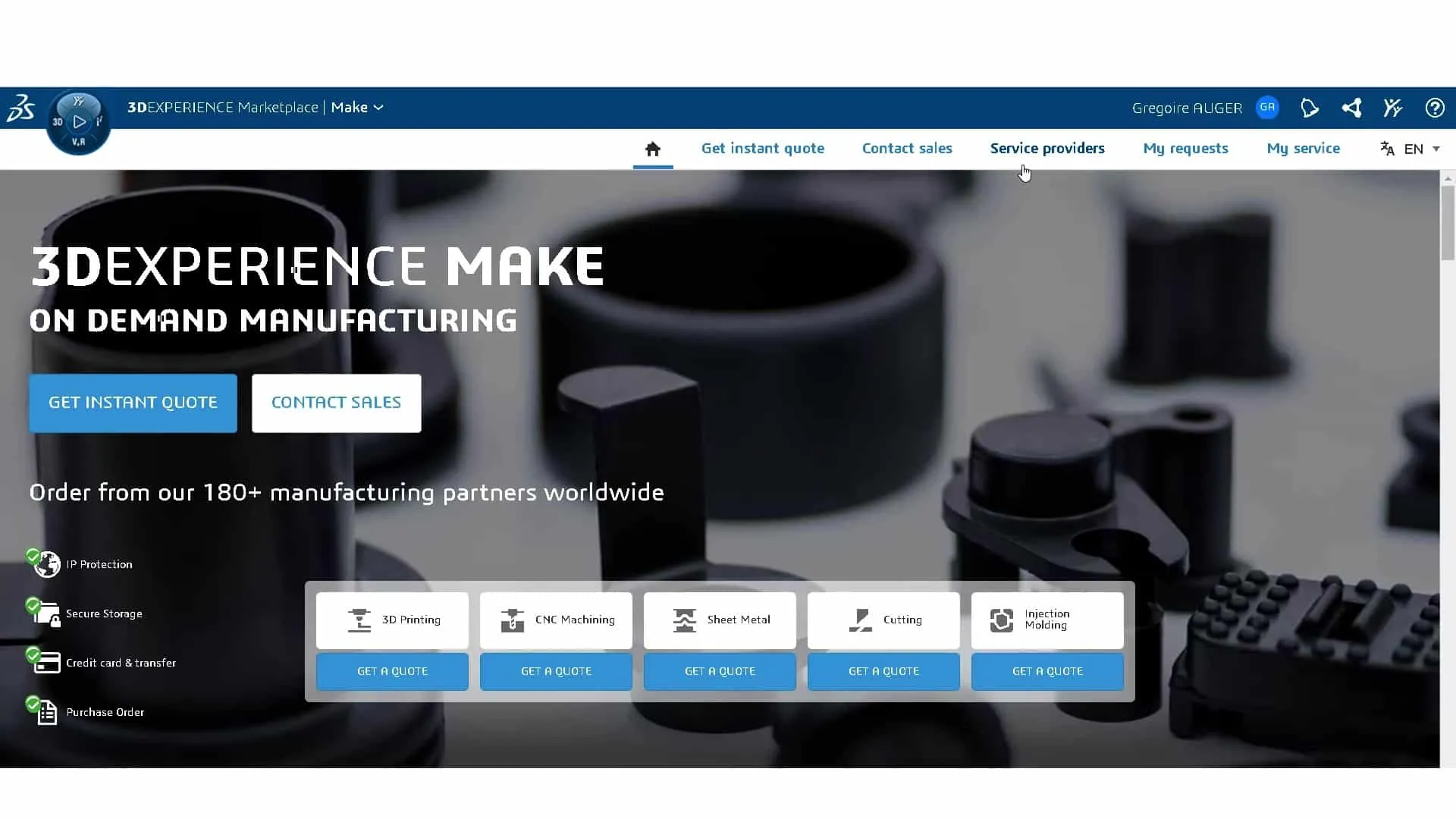 3DEXPERIENCE Make rapid prototyping service