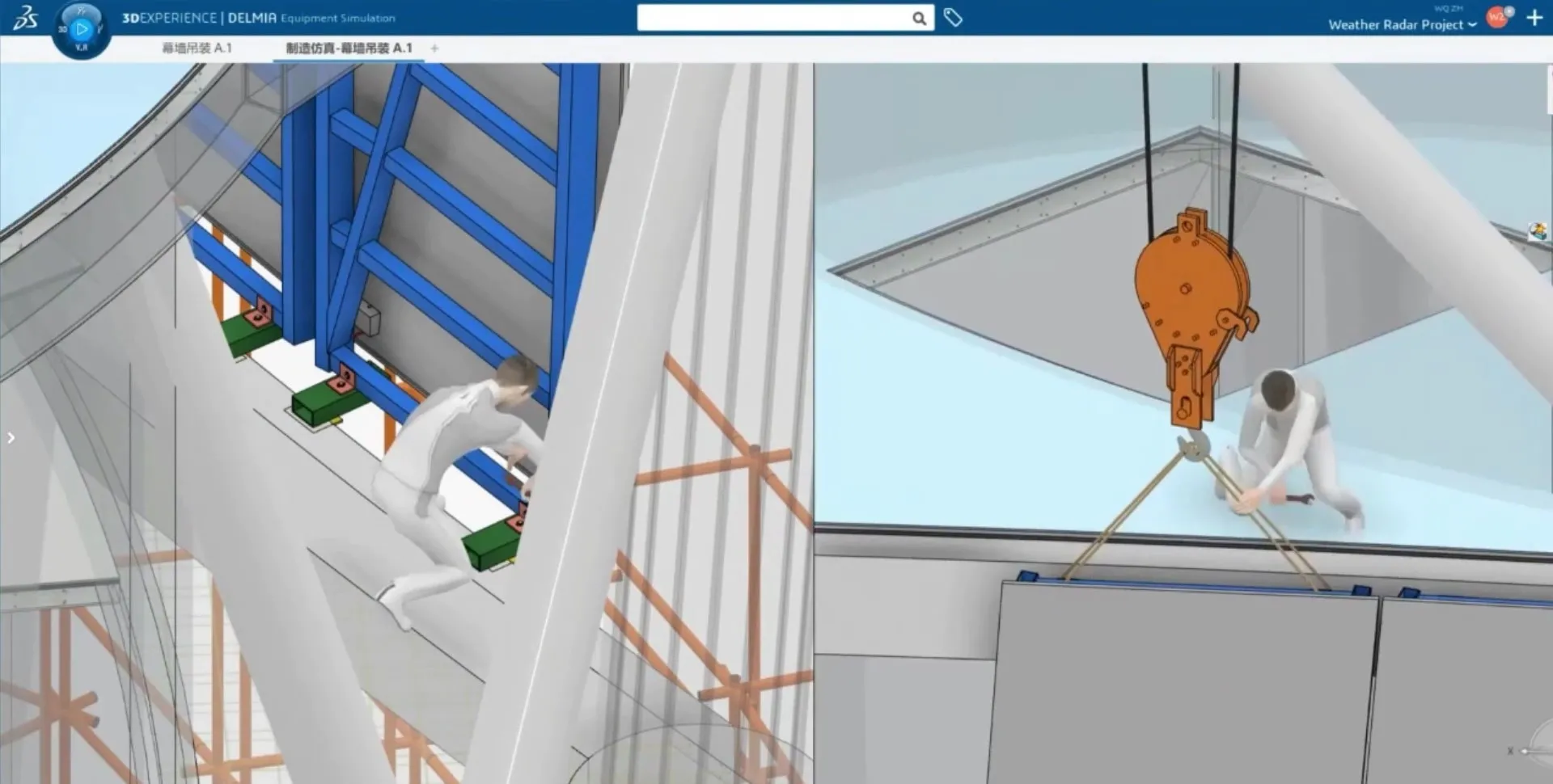 DELMIA simulation - CSADI - Dassault Systemes