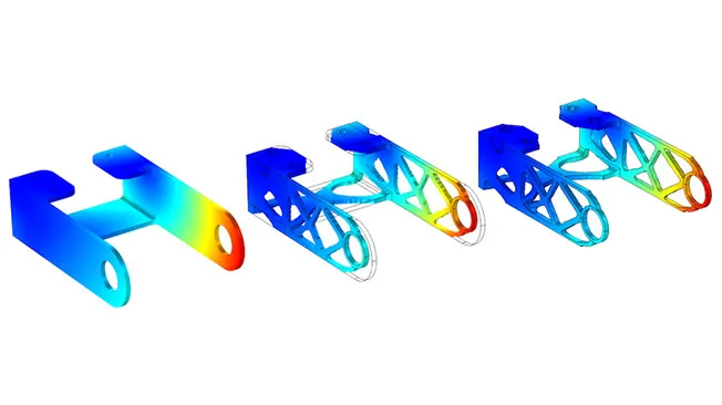 Topology optimization vs generative design > Dassault Systèmes