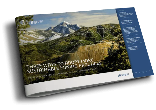 Three ways to adopt more sustainable mining practices > Decarbonizing mining > Dassault Systèmes®