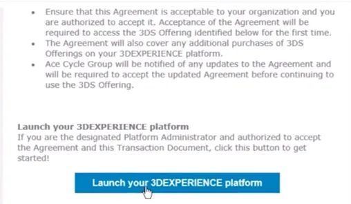 Activating Cloud Services > Getting Started > Dassault Systèmes®