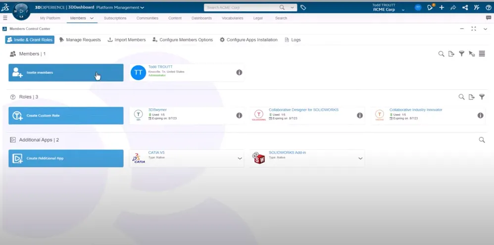  Colleagues to Cloud Services > Getting Started > Dassault Systèmes®