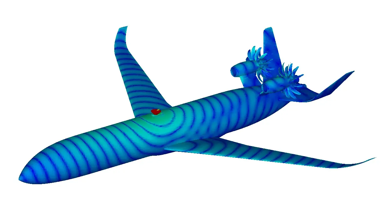 Antennenplatzierung bei einem Flugzeug > Dassault Systèmes