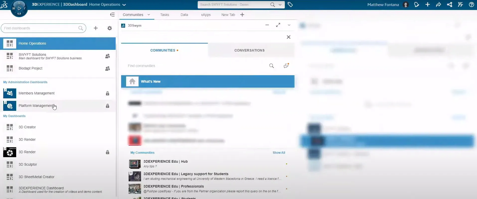 Access the Collaborative > Elephant in the Room > Dassault Systèmes®