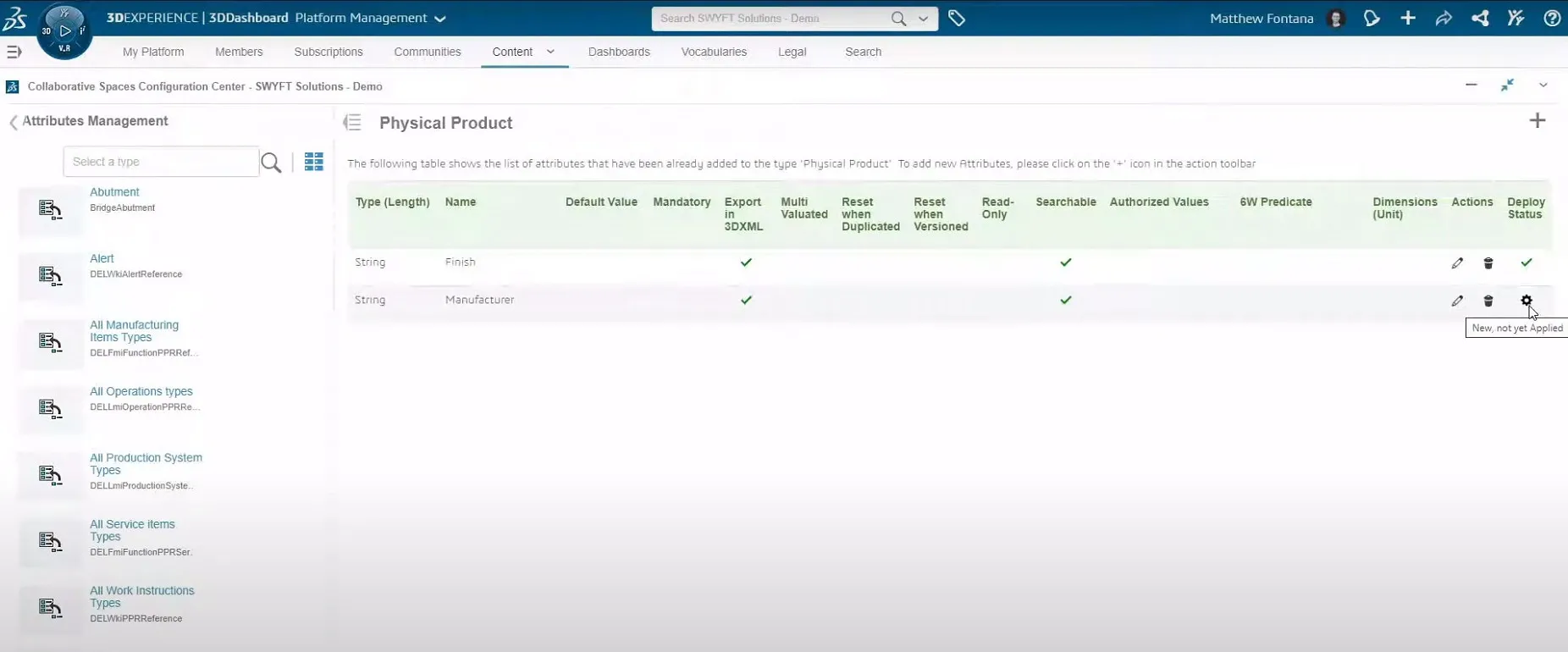Your Attributes > Getting Started > Dassault Systèmes®