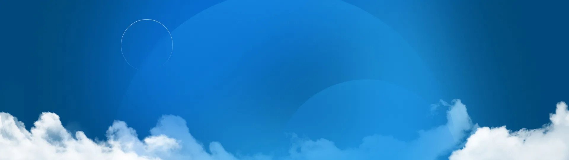 Blue sky with clouds - SOLIDWORKS