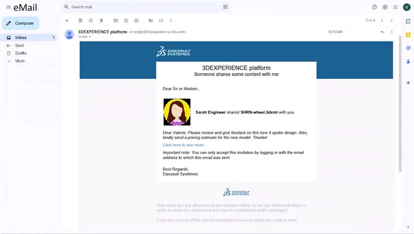 Valerie Vendor > Markup a File > Dassault Systèmes®