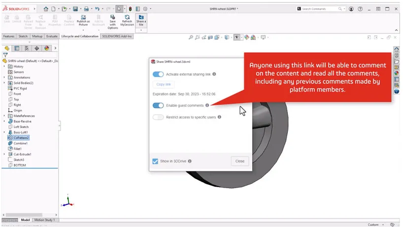 Enable guest > Share & Markup > Dassault Systèmes®