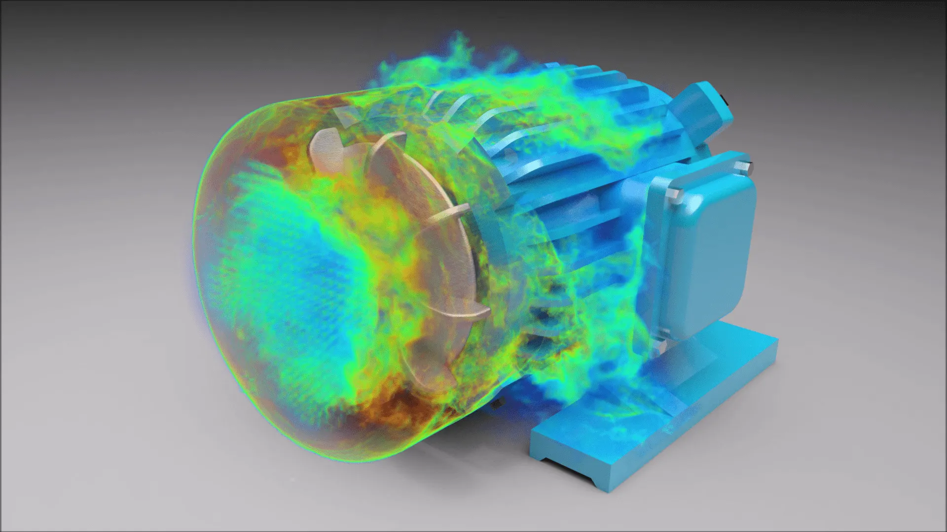 SIMULIA による電力・配管用機器設計の視覚化。産業効率を向上させる高度なシミュレーションを示す