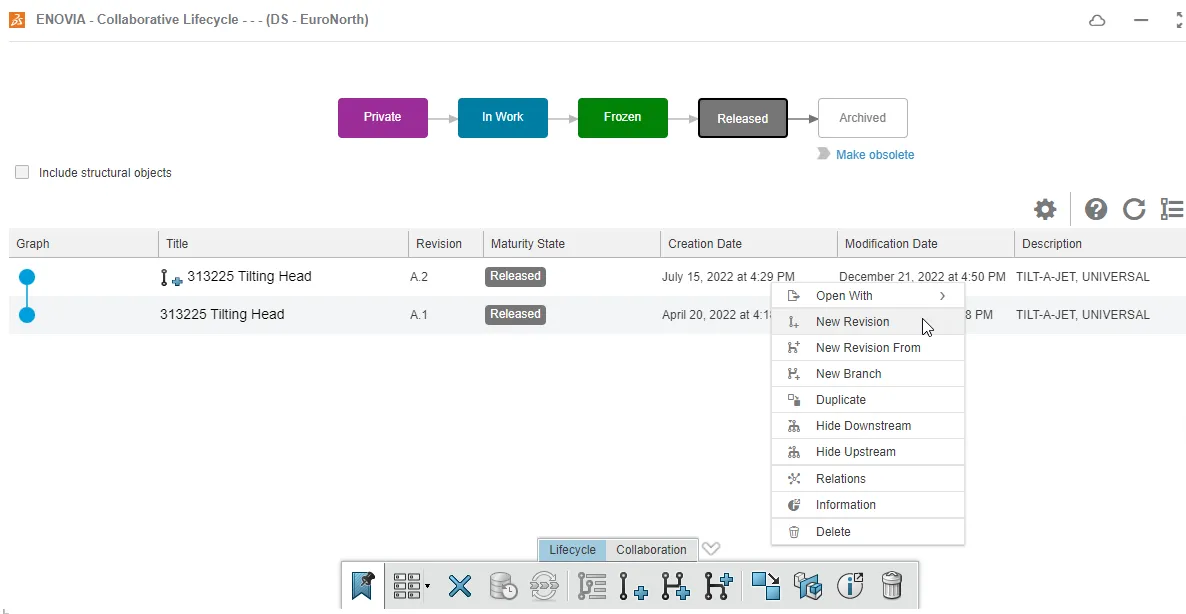Revision Control > Store & Revise > Dassault Systèmes®