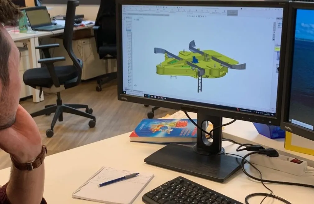 CWS wind-assisted propulsion system Solidworks design > Dassault Systemes