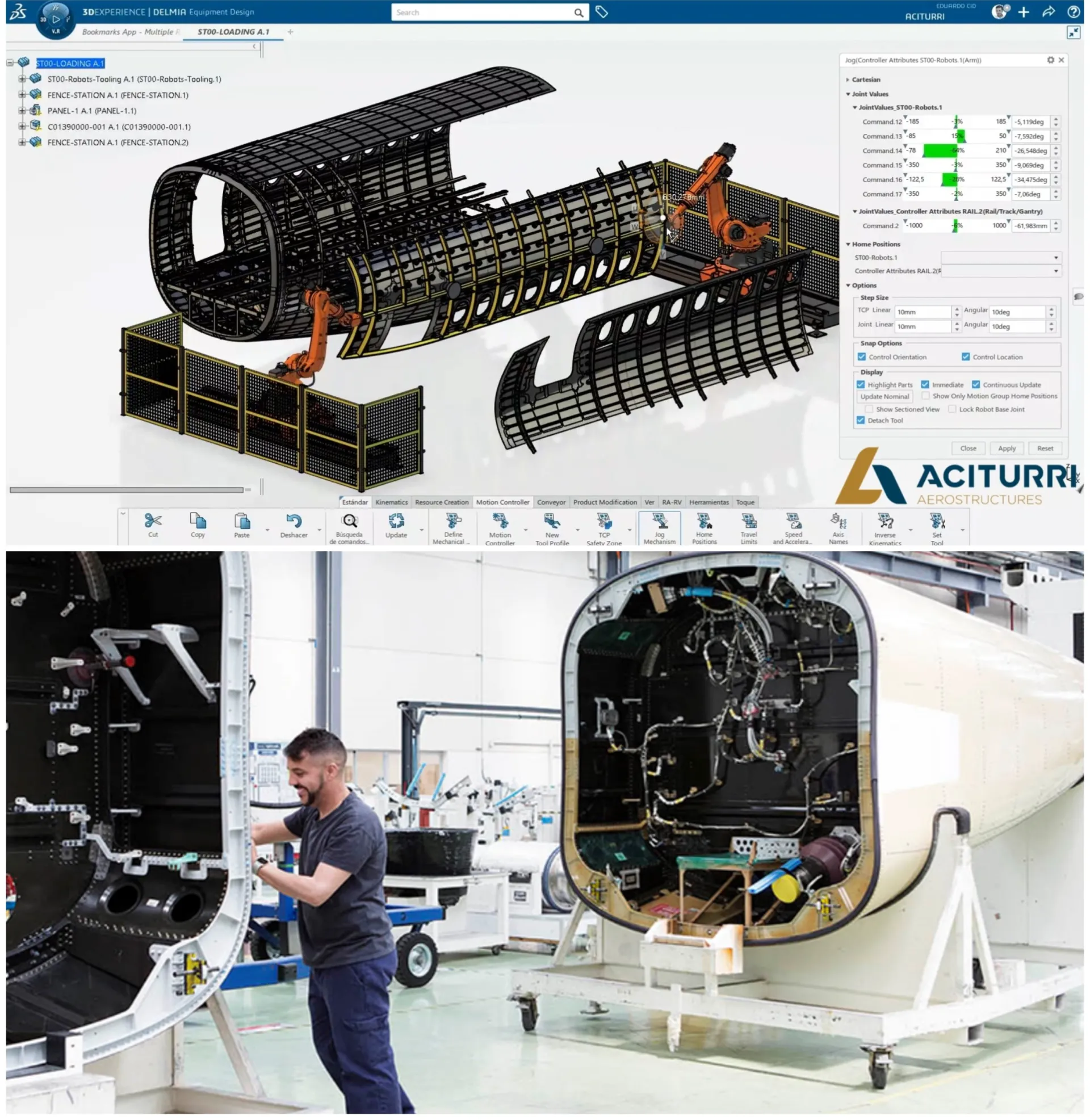 Aciturri designs and builds aerostructures using DELMIA Solution on the 3DEXPERIENCE platform