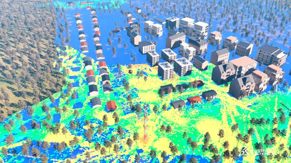 受信範囲のシミュレーション - SIMULIA > ダッソー・システムズ