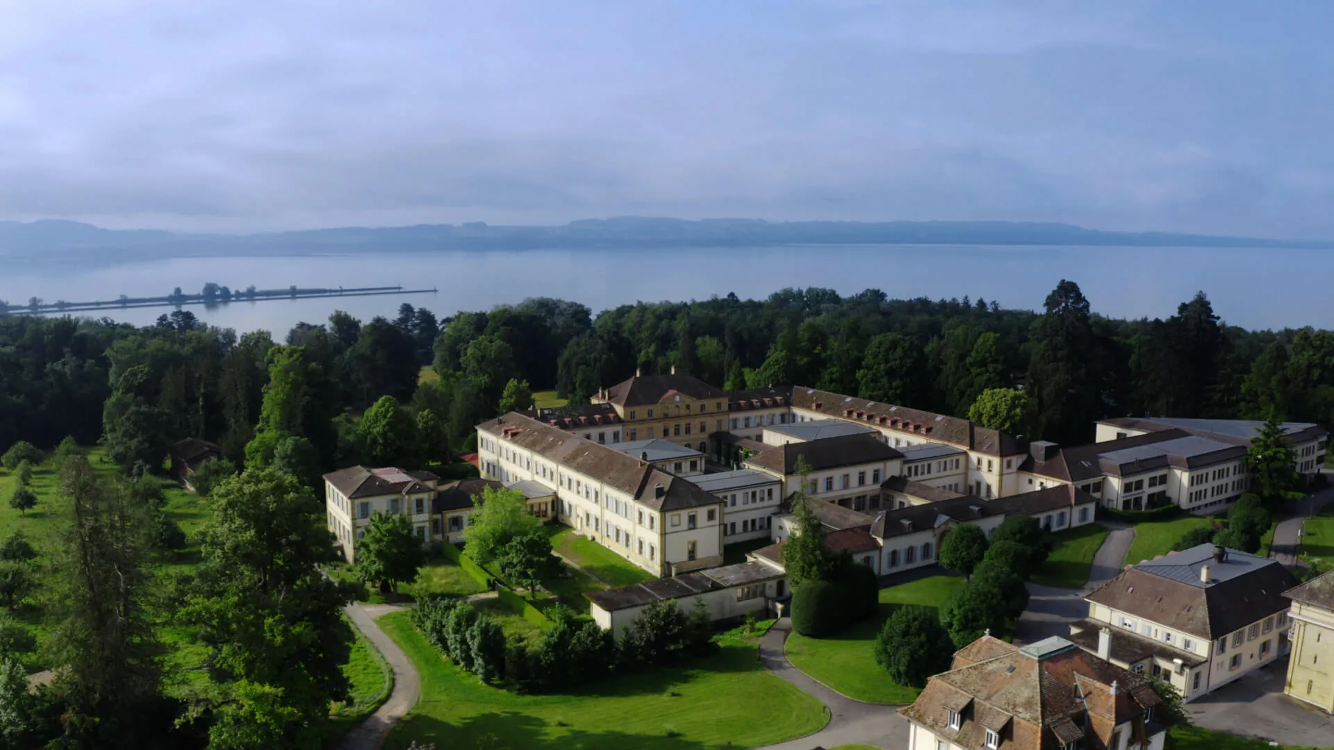 Centre Neuchâtelois de Psychiatrie building in Neuchâtel, Switzerland, showcasing innovative mental health care solutions