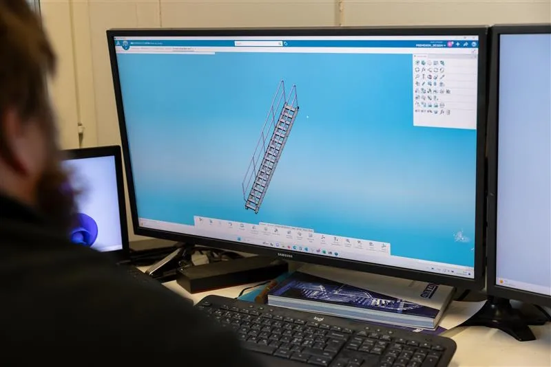 Premekon engineers use CATIA Solution to platform stairs > Dassault Systèmes