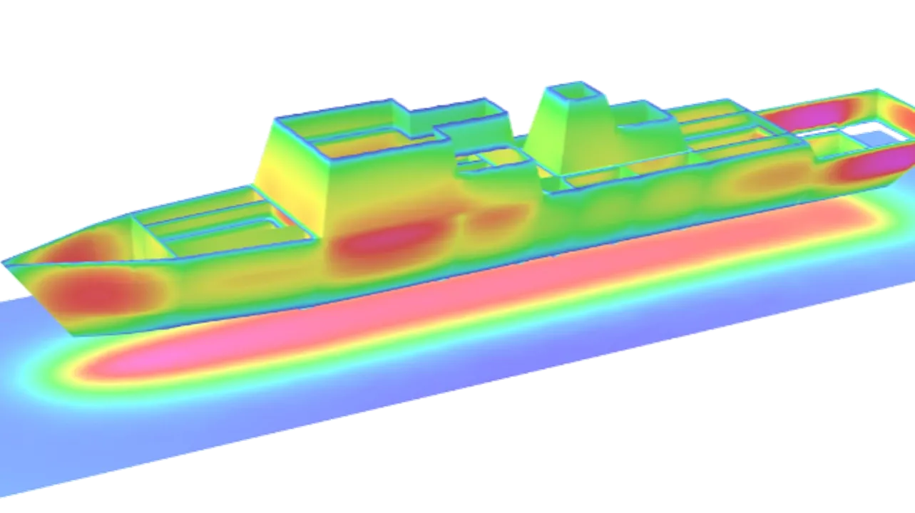 Simulation of marine systems on the 3DEXPERIENCE platform, enhancing vessel design and performance for offshore applications
