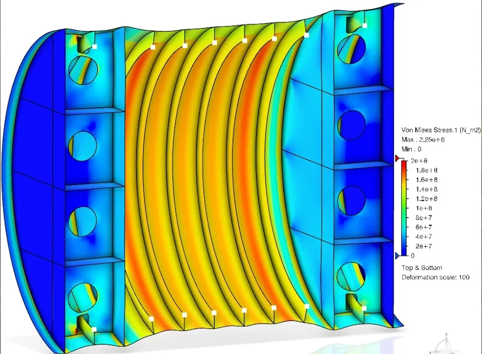 Simulation of a shipyard illustrating advanced engineering processes with SIMULIA