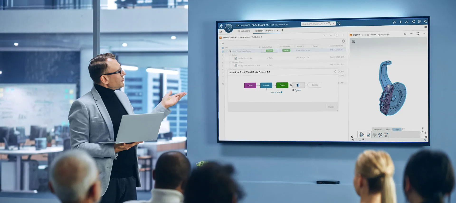 Stakeholders doing the product and portfolio planning
