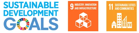 Sustainable Development Goals 9 (Industry, Innovation, and Infrastructure) and 11 (Sustainable Cities and Communities)