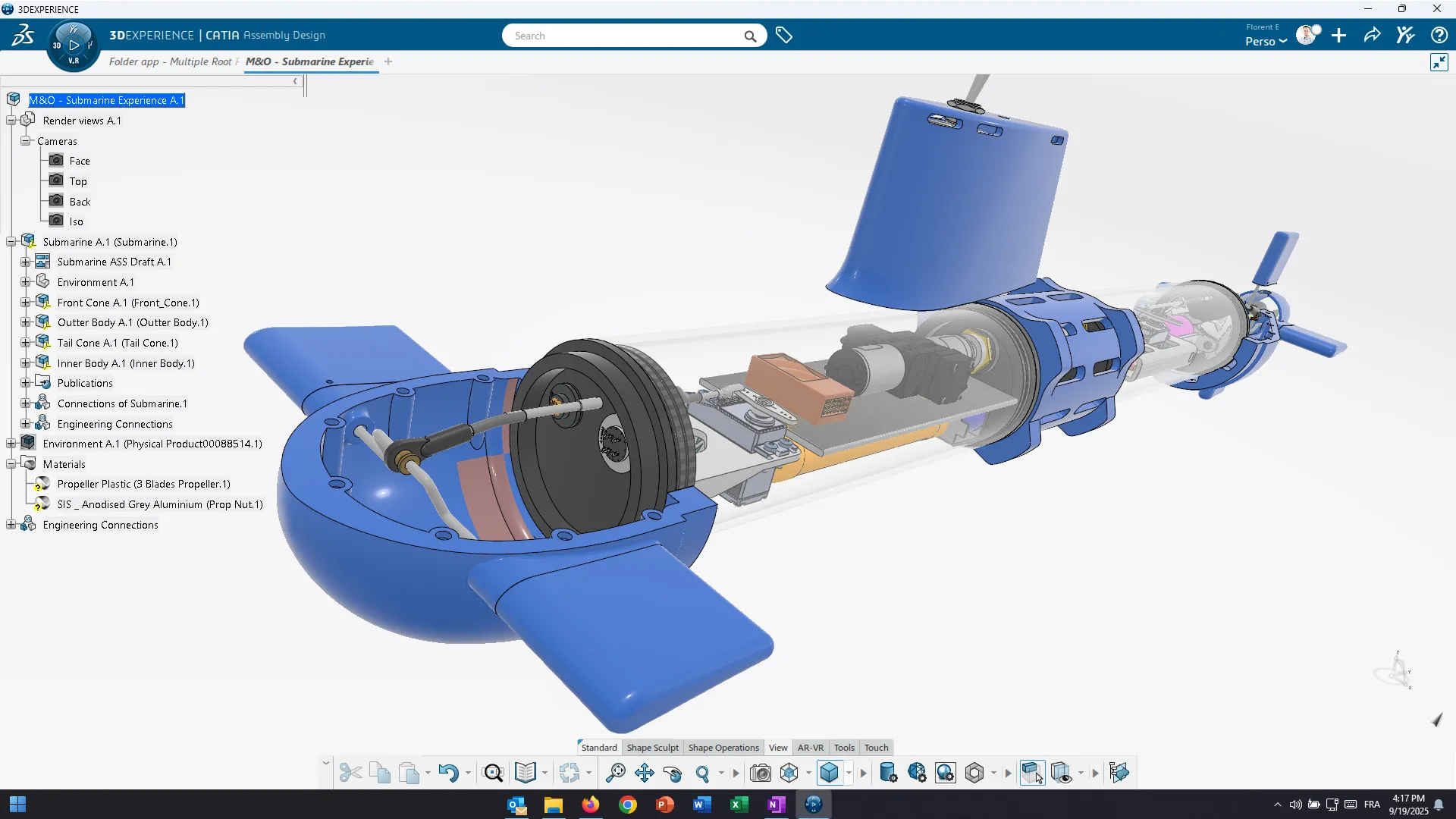 Platform view CATIA Assembly Design > Dassault Systèmes